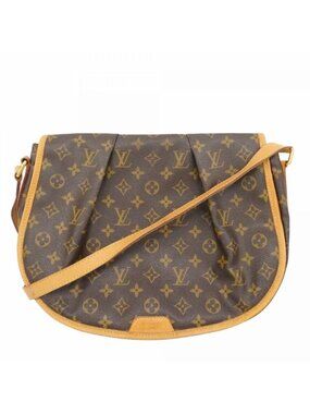 Louis Vuitton Shoulder Bag Monogram Menilmontant MM Brown